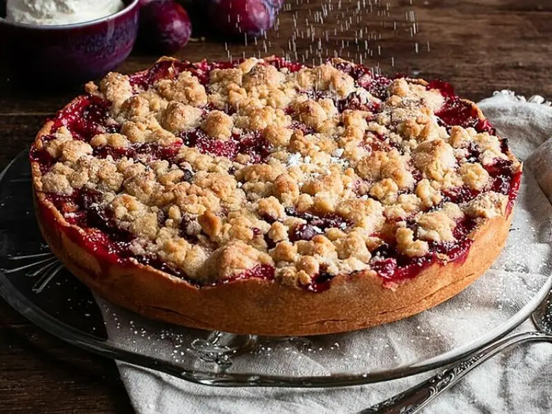 Zwetschgenkuchen mit Streusel