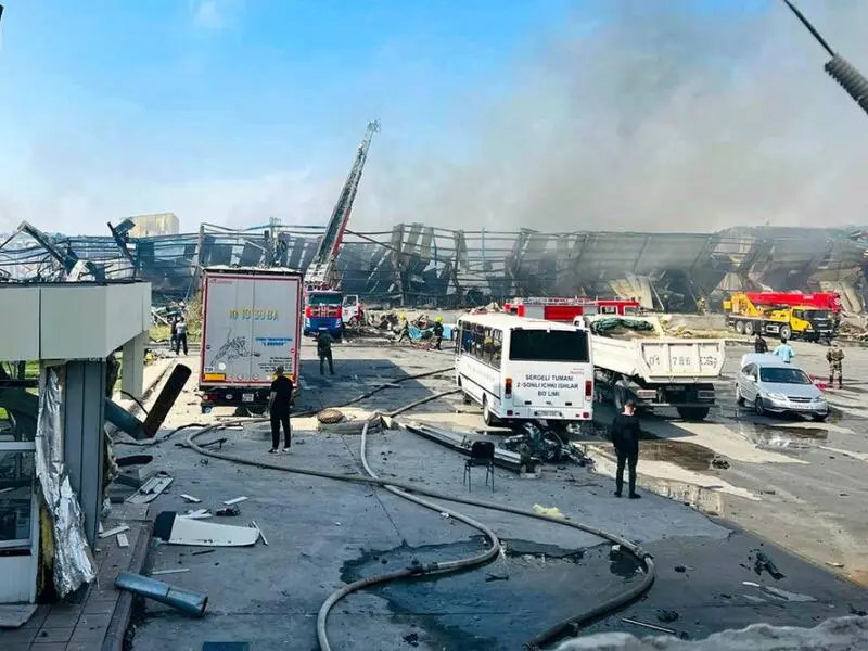Explosion in Taschkent