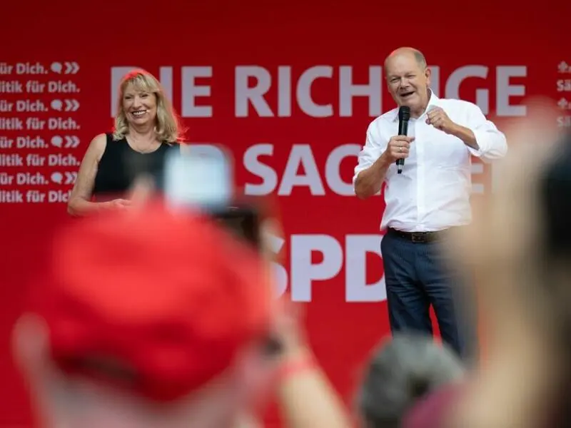 Wahlkampfabschluss der SPD in Sachsen