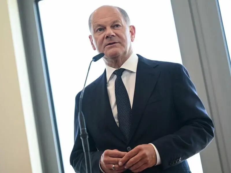 Bundeskanzler Scholz äußert sich vor NATO-Gipfel