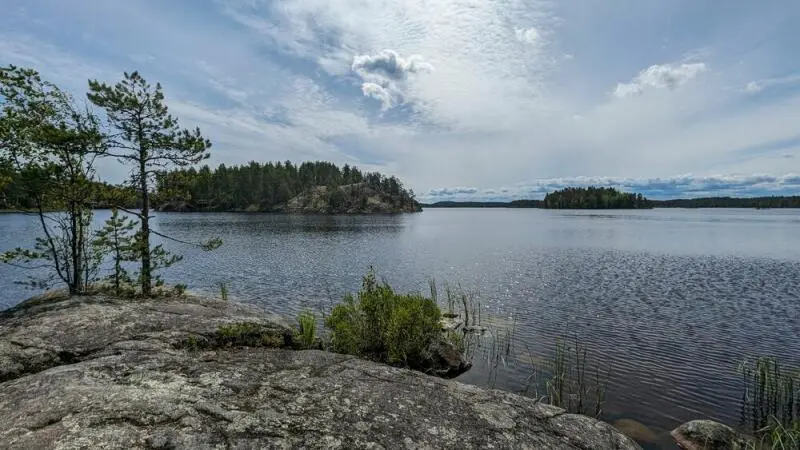 Blick auf den Saimaa-See