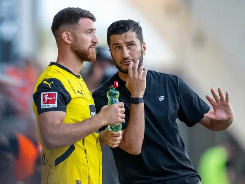 Salih Özcan (l.) und Nuri Sahin.