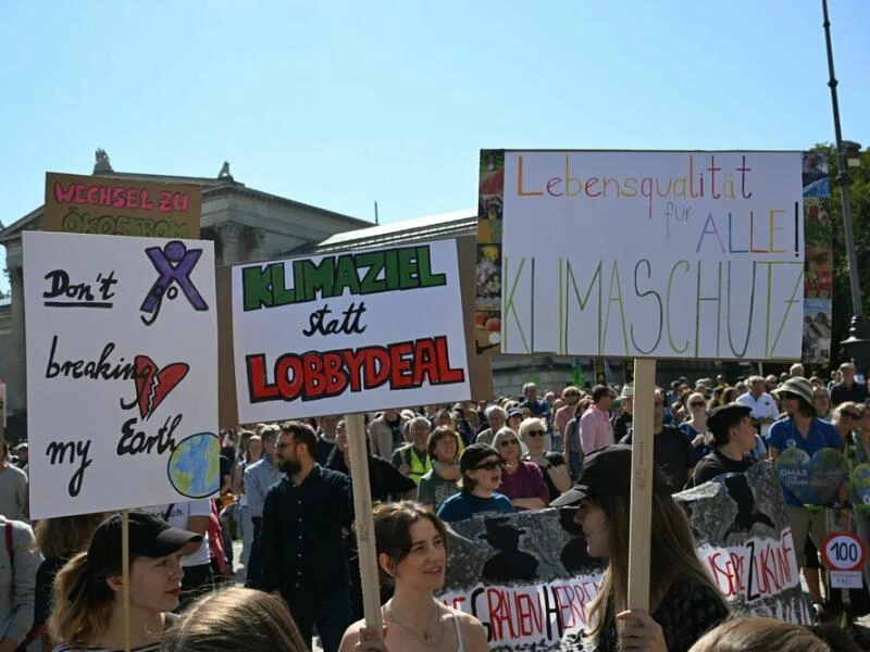 Aufruf zum Klimastreik von Fridays for Future - München