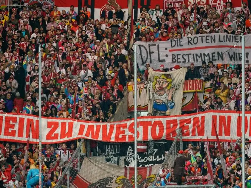 1. FC Köln - Fan-Proteste