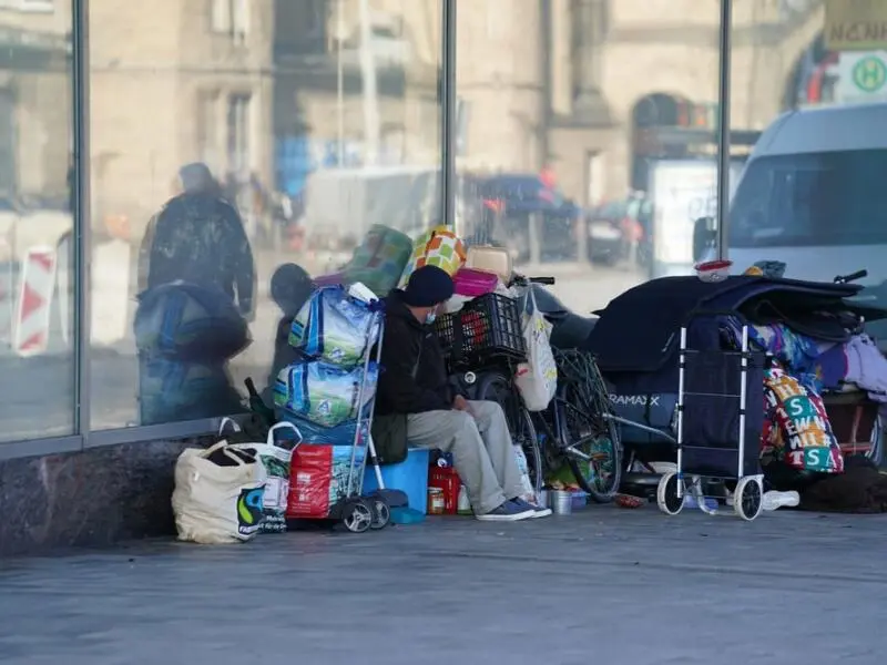 Obdachlose in Hamburg