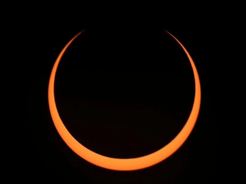 Ringförmige Sonnenfinsternis in Südamerika