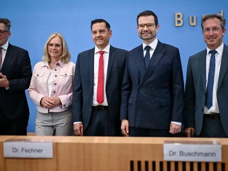 Pressekonferenz zur Stärkung des Bundesverfassungsgerichts