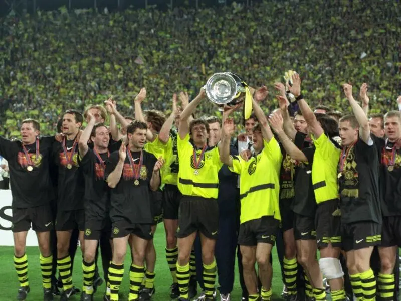 Dortmund gewinnt 1997 Finale gegen Juventus