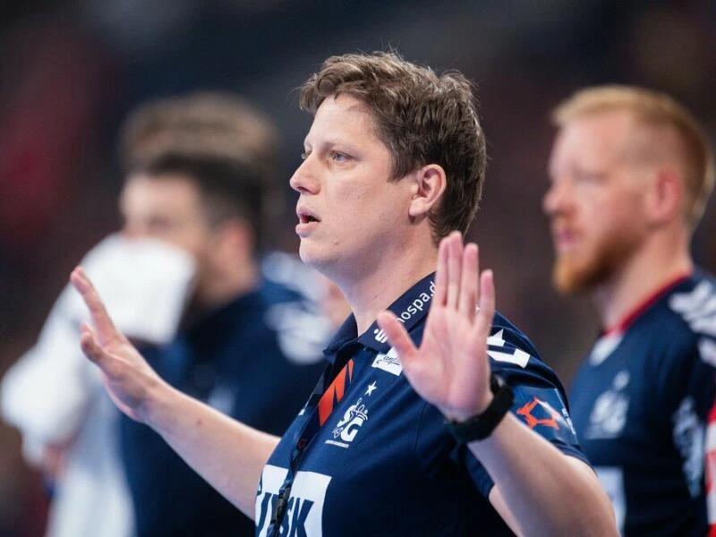 Trainer Nicolej Krickau von der SG Flensburg-Handewitt