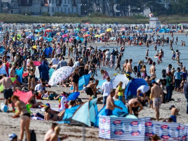 Sommerwetter an der Ostsee