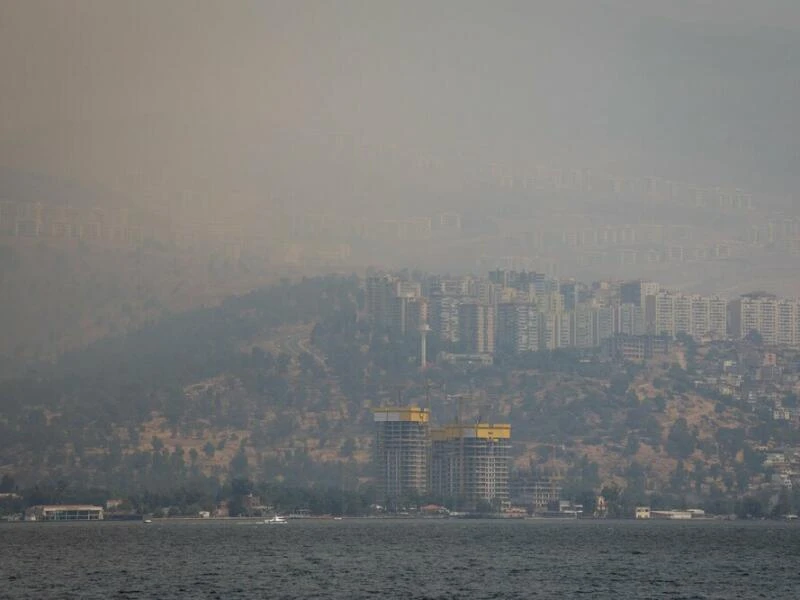 Waldbrände bei Izmir