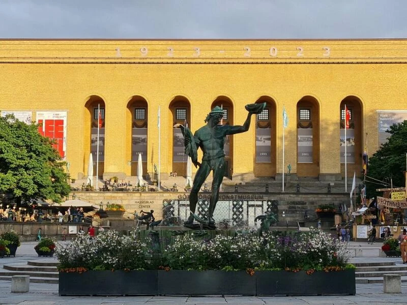 Kunstmuseum und Poseidonbrunnen Göteborg