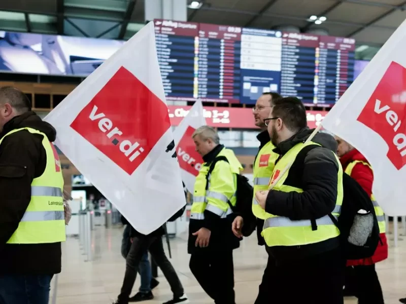 Verdi-Warnstreik im BER