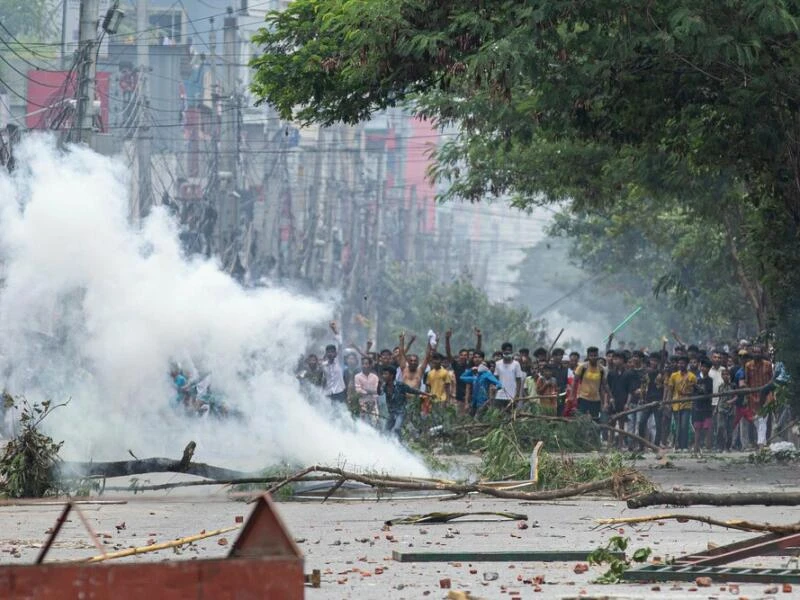 Studentenproteste in Bangladesch