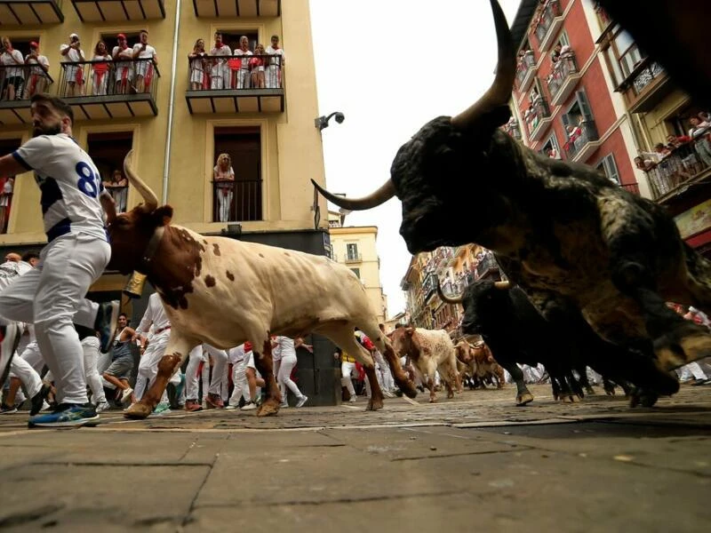 Sanfermín-Fest in Pamplona