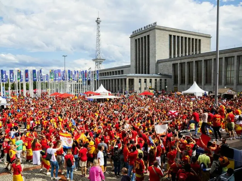 Euro 2024: Spanien-Fans vor dem Finale