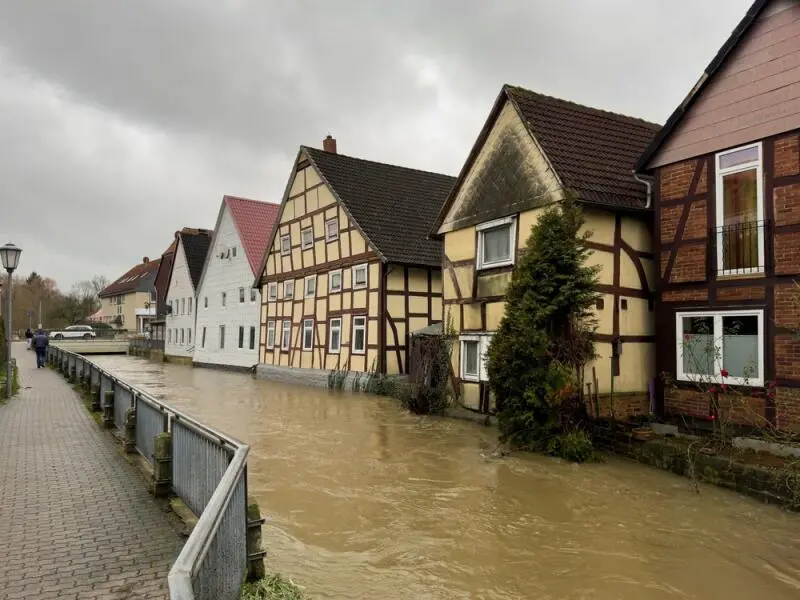 Hochwasser in Niedersachsen - Rodenberg
