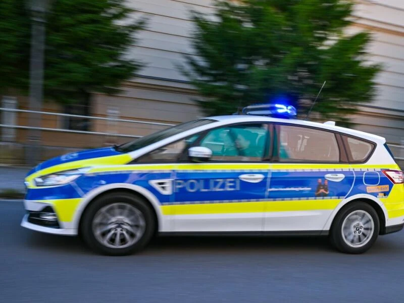 Polizeistreife im Einsatz