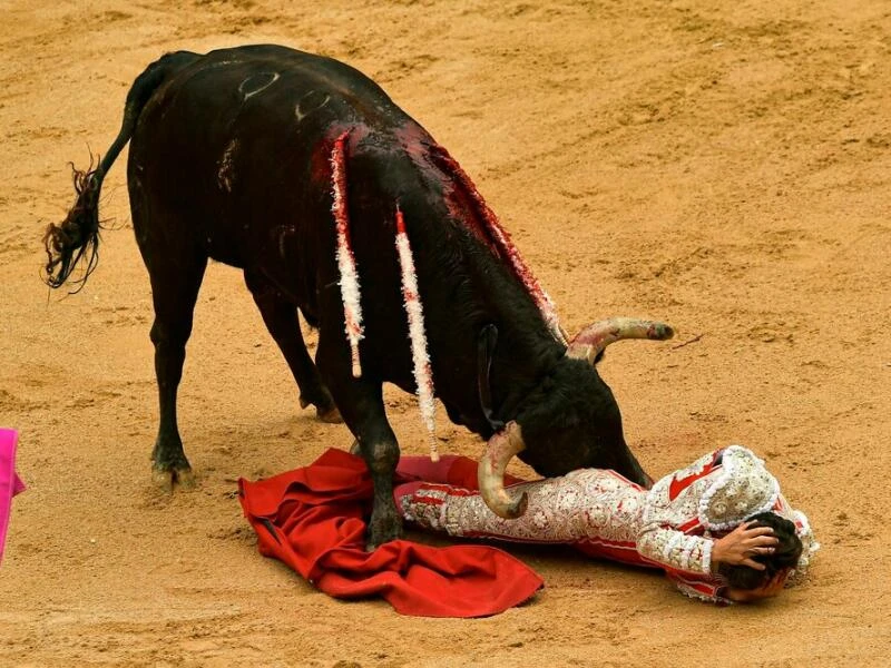 Sanfermín-Fest in Pamplona