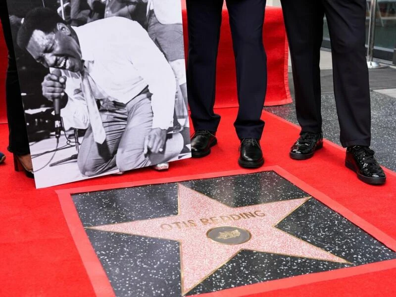 Ehrung von Otis Redding auf dem Hollywood Walk of Fame