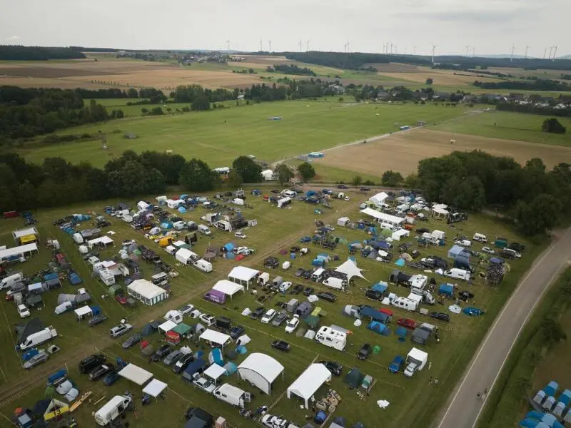 Aufbau und erster Campingtag Festival Nature One