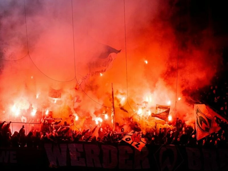 Pyrotechnik im Stadion