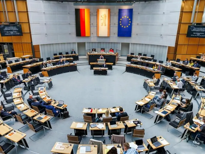 Plenarsitzung Berliner Abgeordnetenhaus