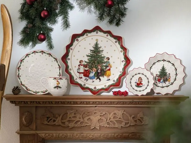 Porzellan-Weihnachsteller von Villeroy&Boch