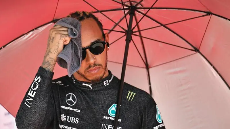 Lewis Hamilton 2022 in Aserbaidschan