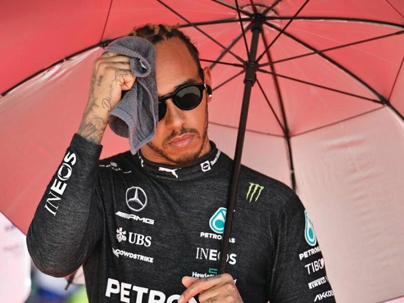 Lewis Hamilton 2022 in Aserbaidschan