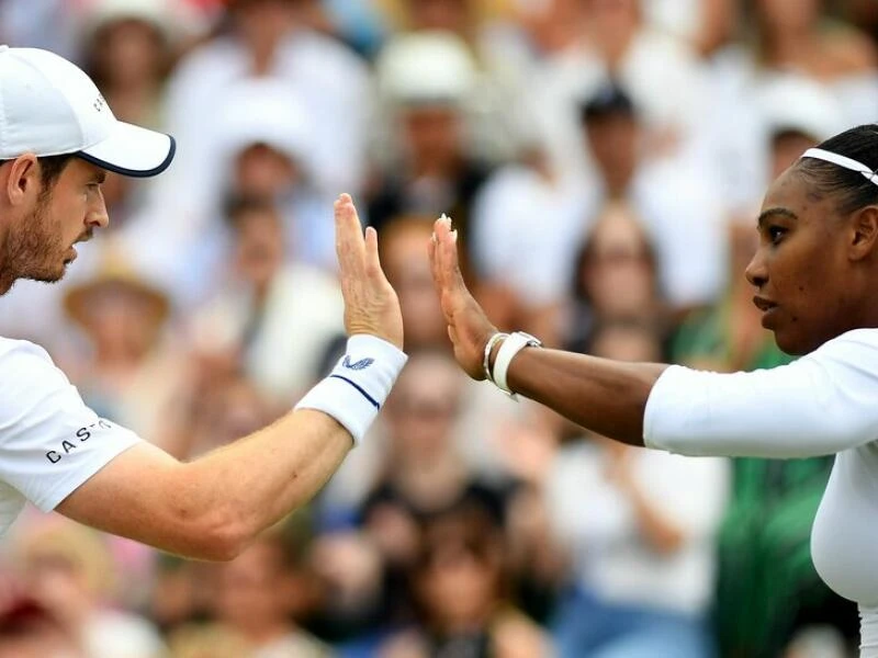 Andy Murray und Serena Williams