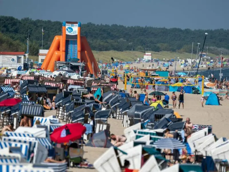 Sommerhitze in Deutschland - Insel Usedom