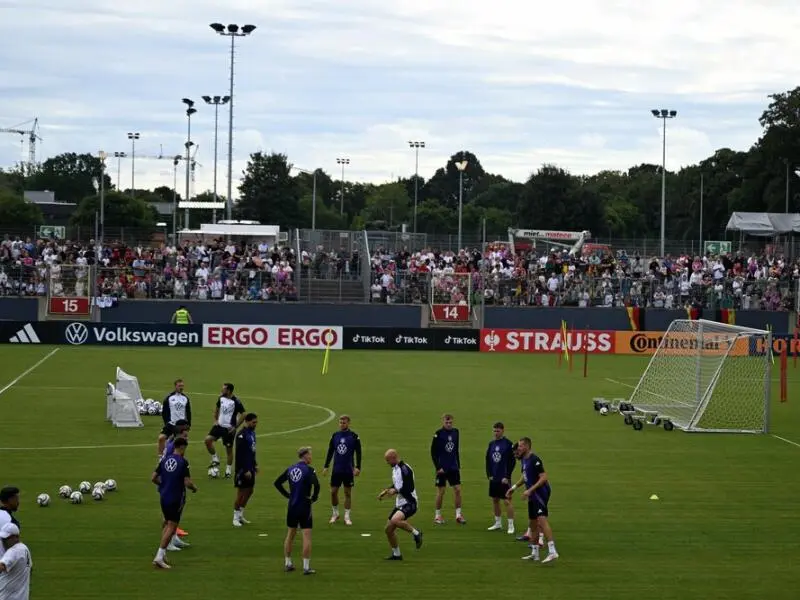 Öffentliches Training Nationalmannschaft