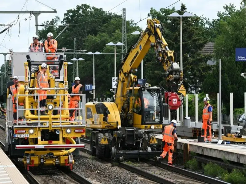 Generalsanierung Bahnstrecke Frankfurt - Mannheim