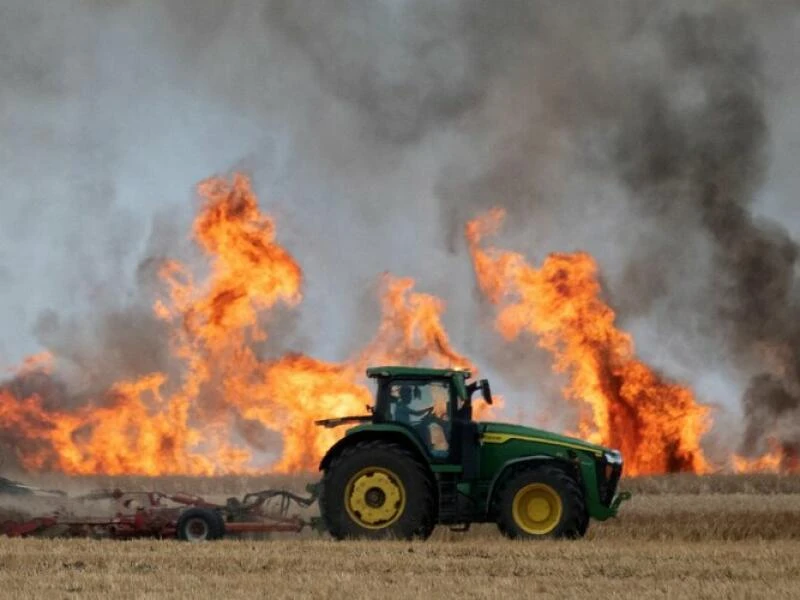 Feldbrand bei Lützen