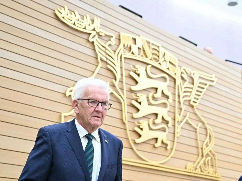 Winfried Kretschmann im Landtag