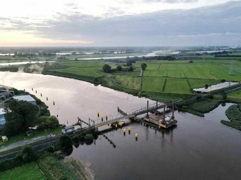 Reparatur der Huntebrücke