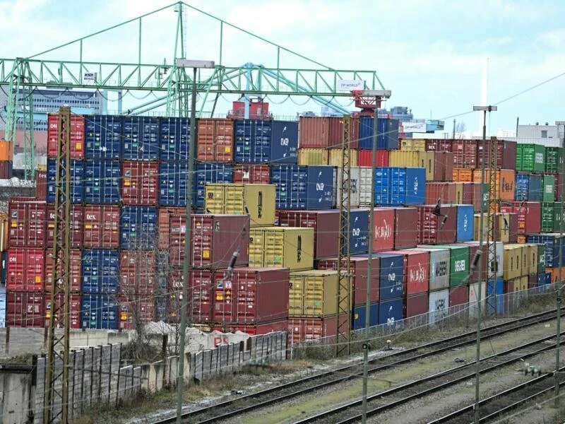 Container im Hafen