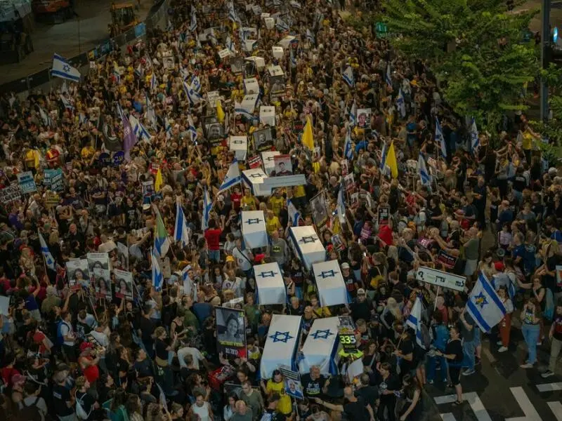 Nahostkonflikt - Protest in Tel Aviv