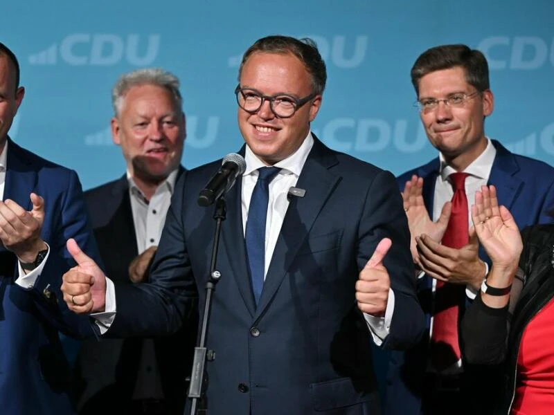 Landtagswahl Thüringen - Wahlparty CDU