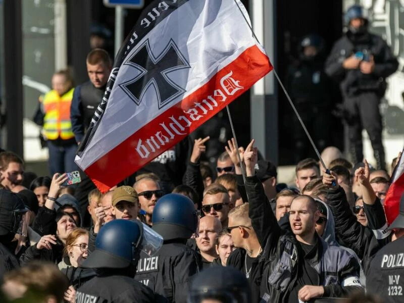 CSD Wismar 2024 - Proteste rechter Gruppen