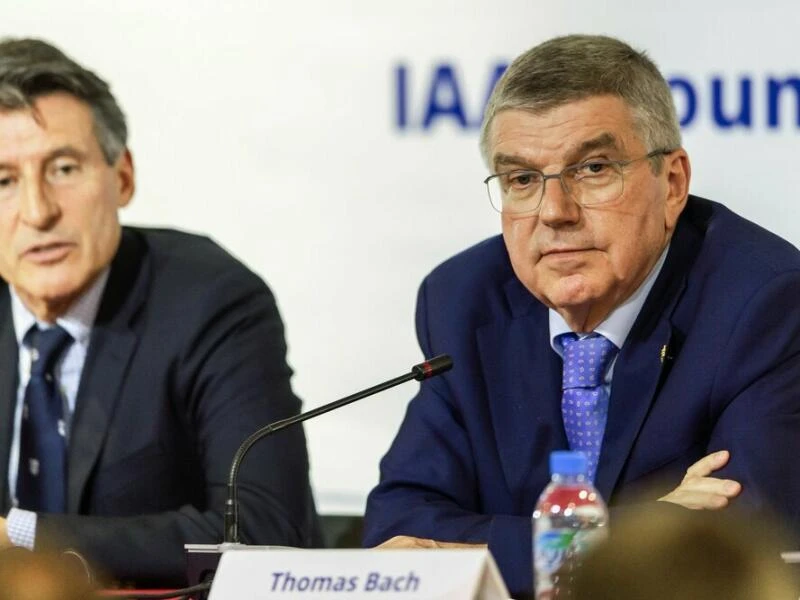 Sebastian Coe und Thomas Bach