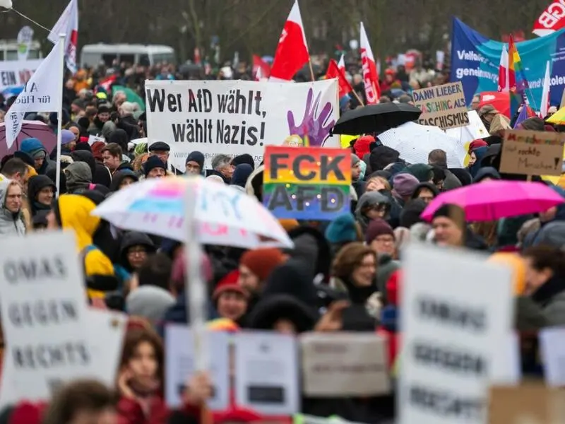 Demonstrationen gegen rechts – Berlin
