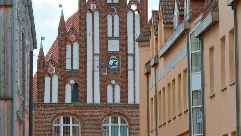 Grimmen Stadtansicht - Rathaus