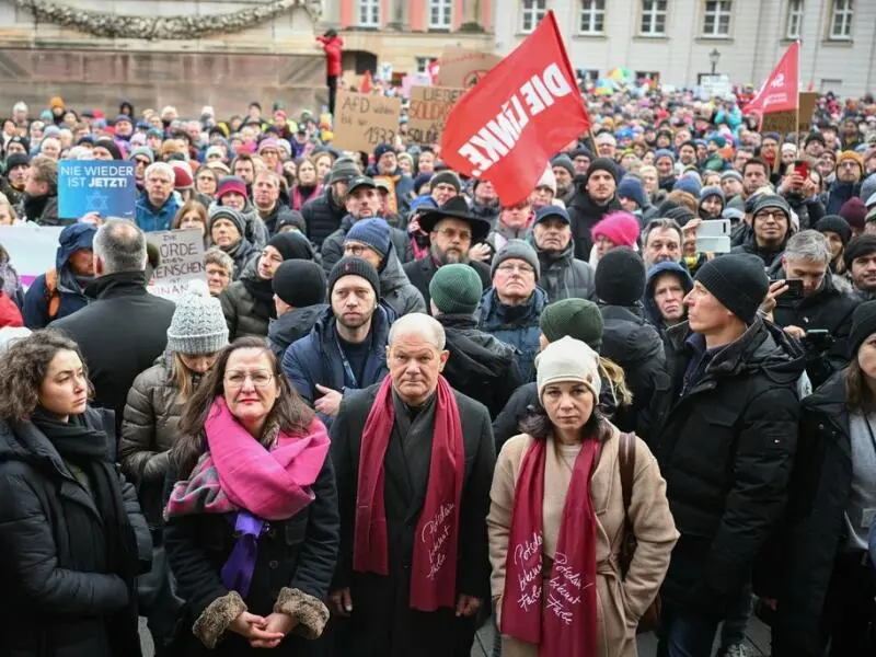 Demonstrationen gegen Rechts in Potsdam