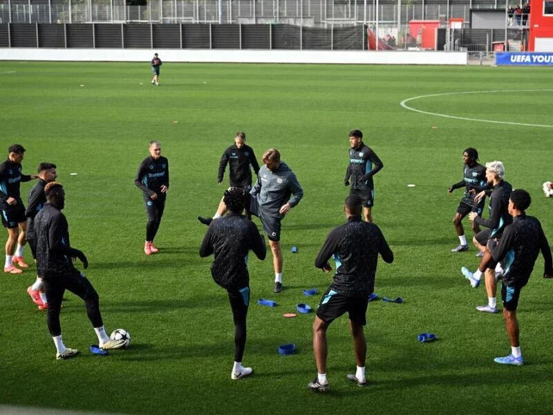 Abschlusstraining Bayer Leverkusen