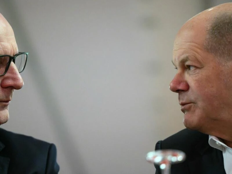 Dietmar Woidke und Olaf Scholz