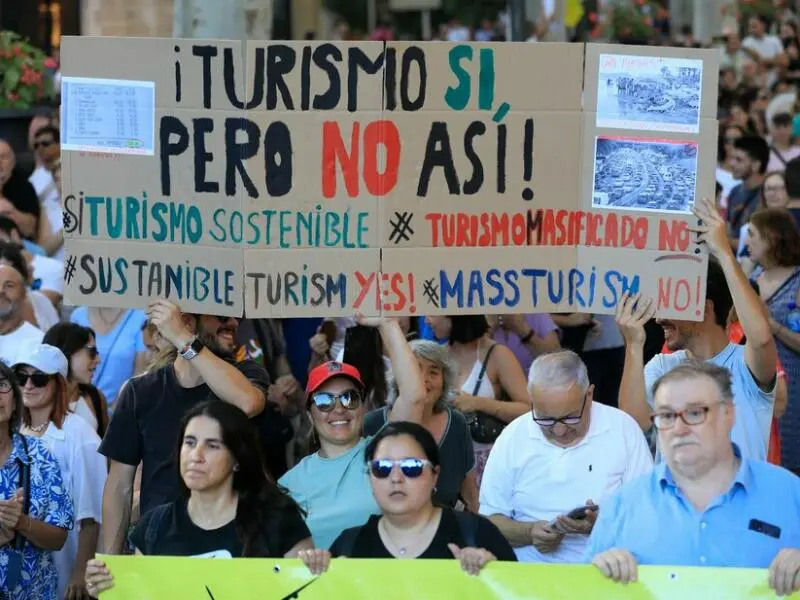 Demo gegen Massentourismus auf Mallorca