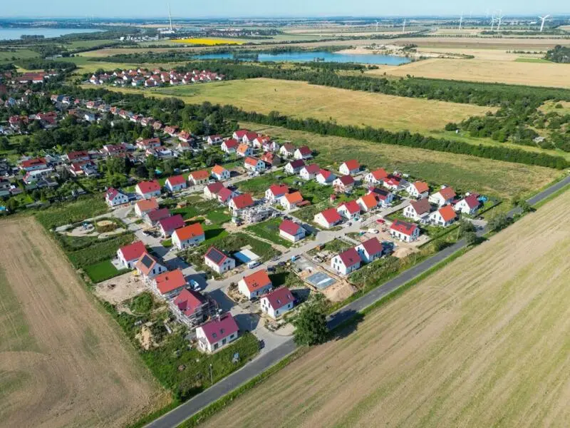 Neue Einfamilienhäuser in Leipzig