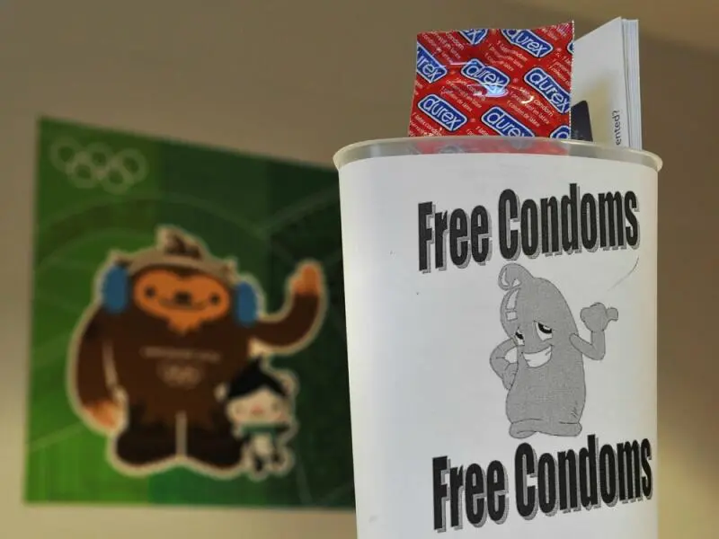Kondome für Olympia-Starter